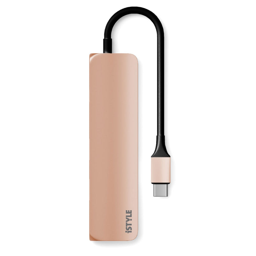 iSTYLE USB Type-C HUB 4K HDMI - gold/black