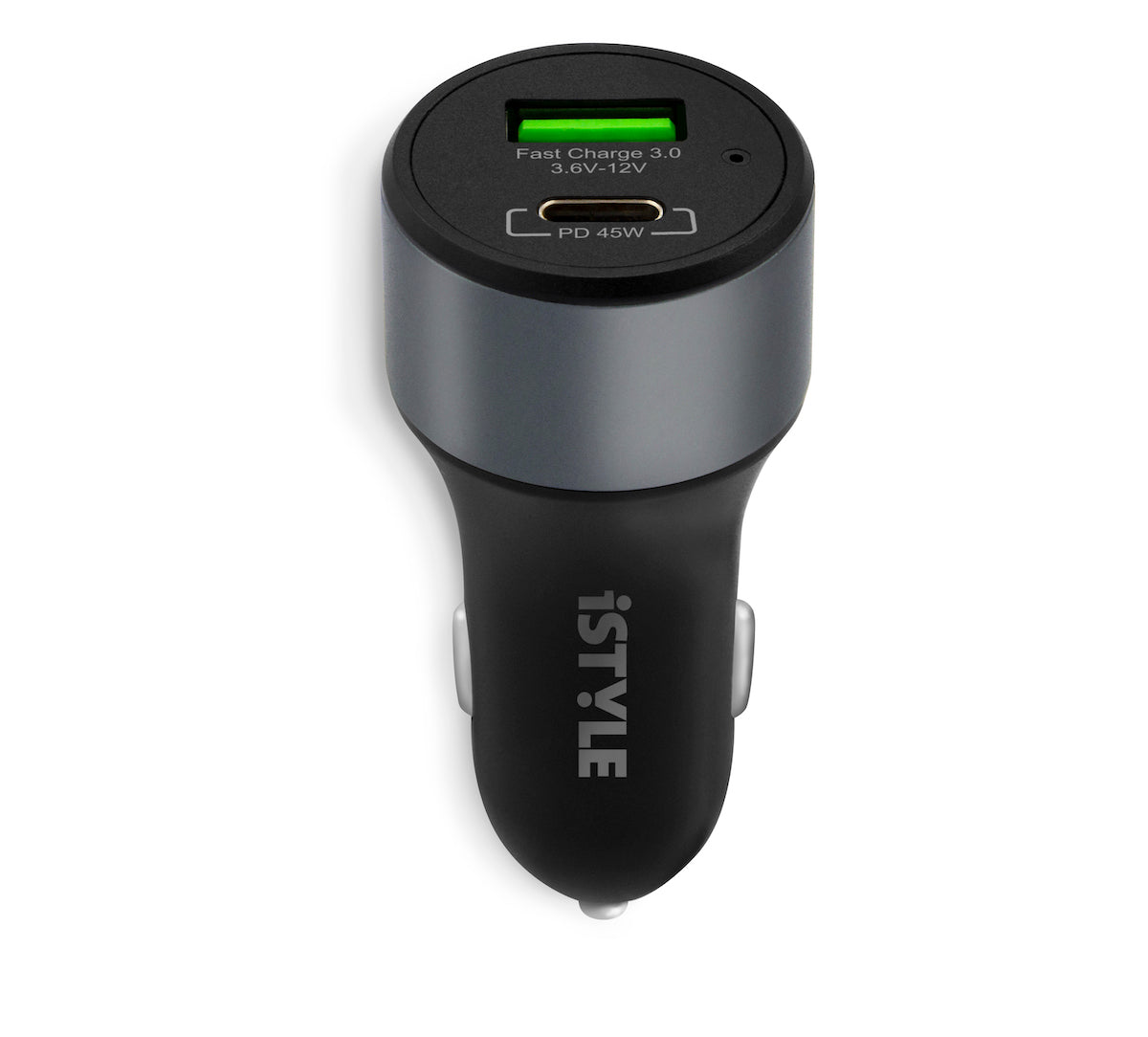 iSTYLE 45 W PD punjač za auto - svemirski siva