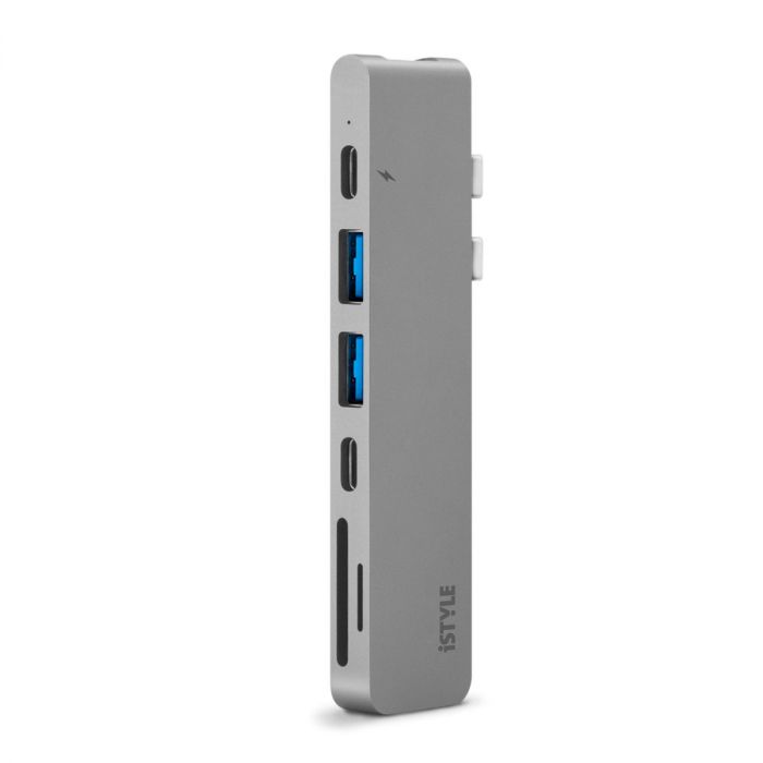 iSTYLE USB Type-C HUB PRO - srebrna/crna
