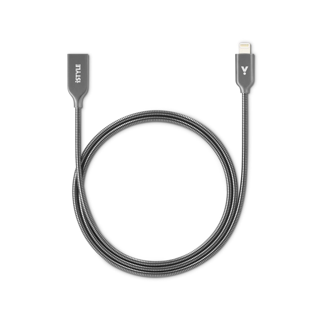iSTYLE METAL CABLE 1.2m (2019) - svemirski siva