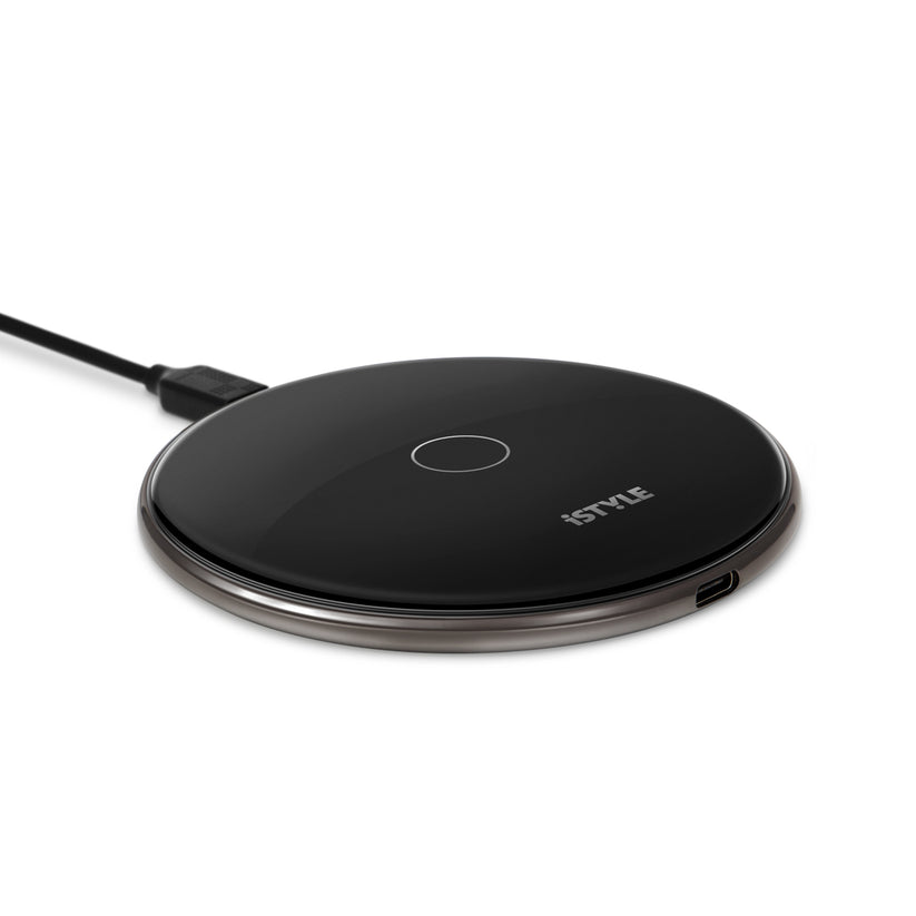 iSTYLE WIRELESS CHARGER 15W - black (adapter included)