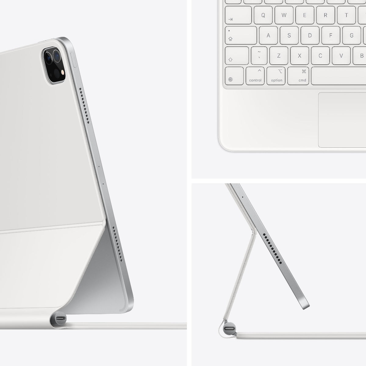 Magic Keyboard za iPad Air (4./5. gen/M2) and iPad Pro 11 (3./4. gen) - međunarodna engleska - bijela