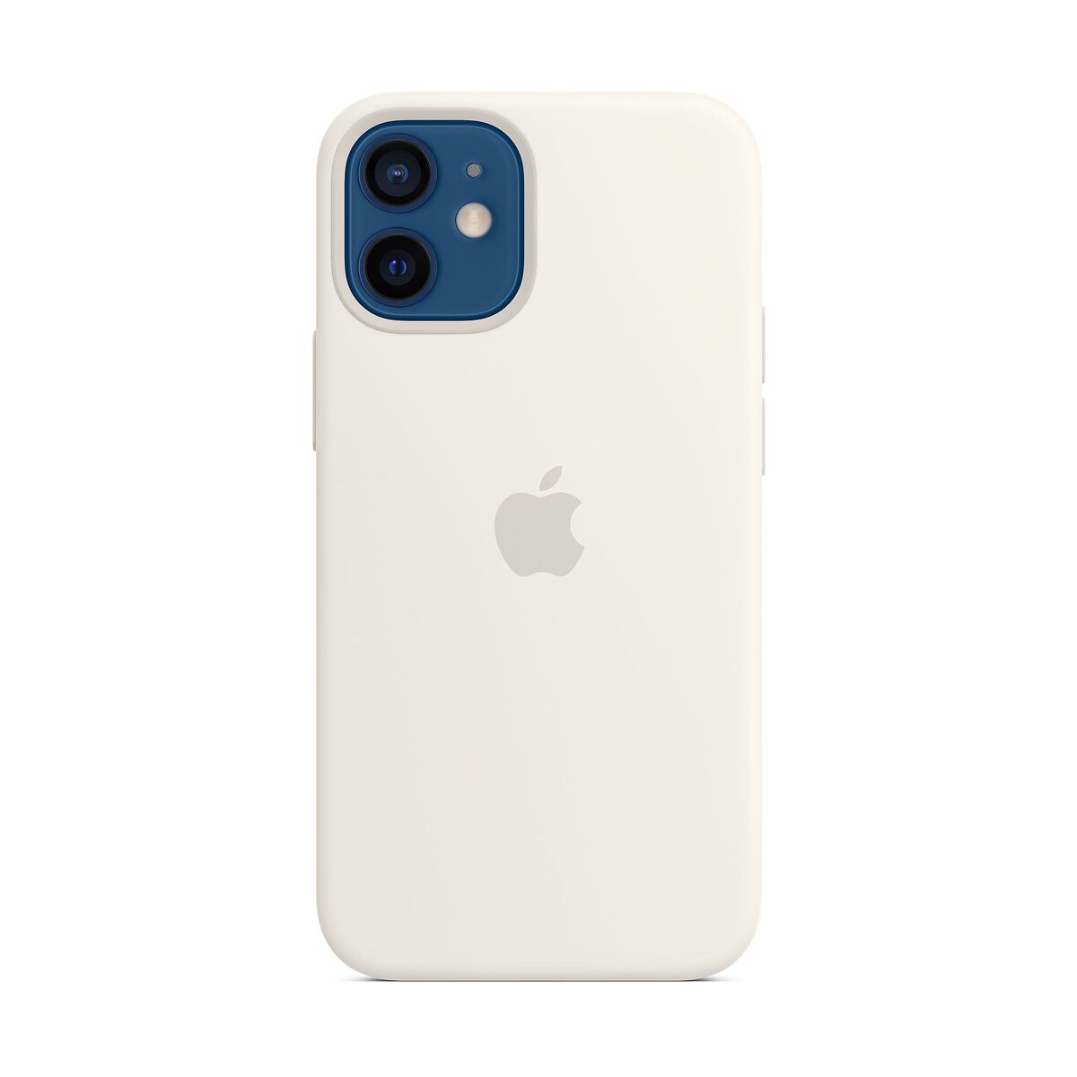 mini iPhone 12 silikonska maska s MagSafe bijela