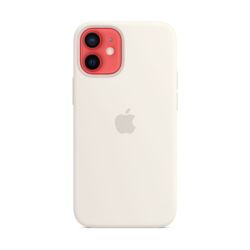 iPhone 12 mini Silicone Case with MagSafe - White