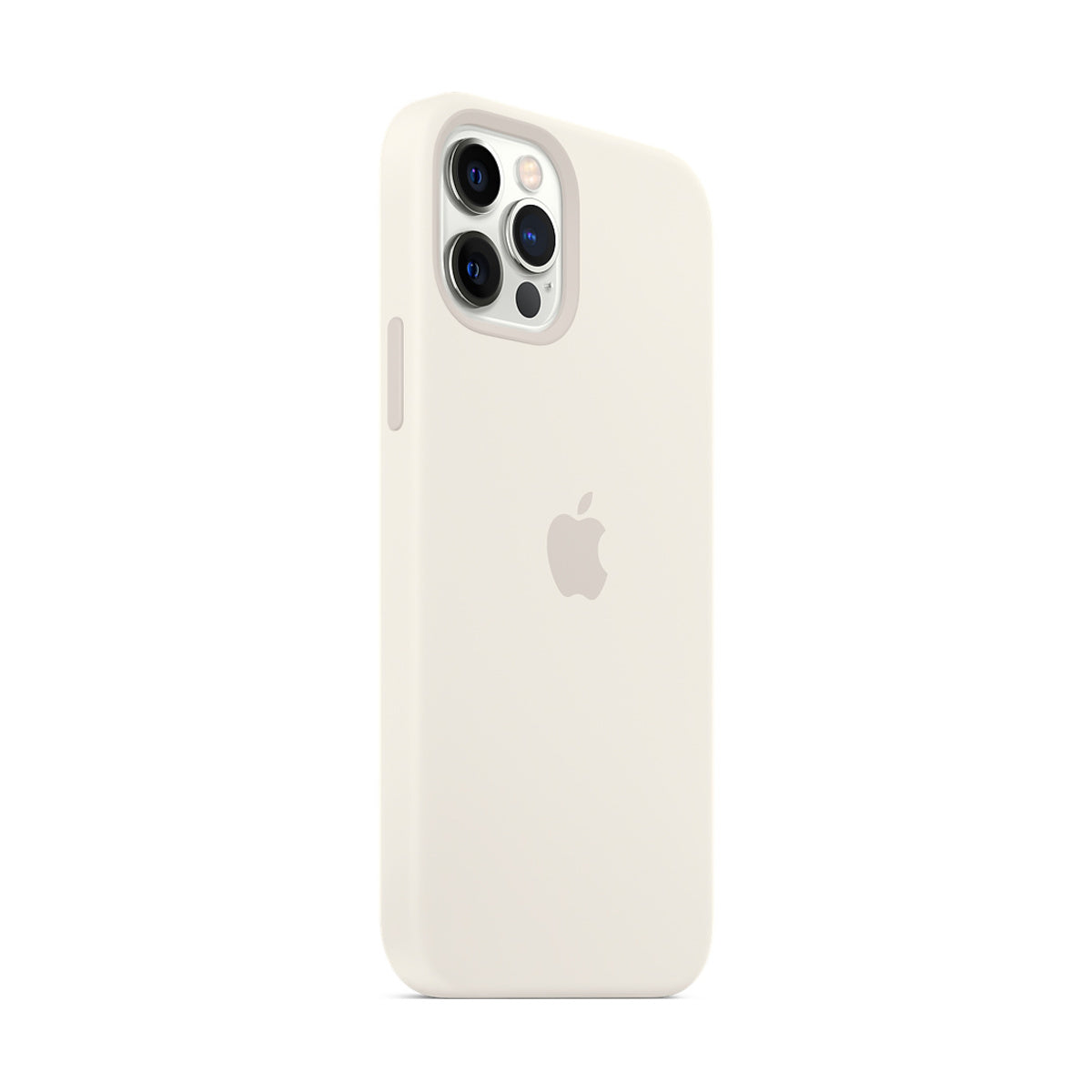 Apple Silicone Case for iPhone 12/12 Pro with MagSafe - White