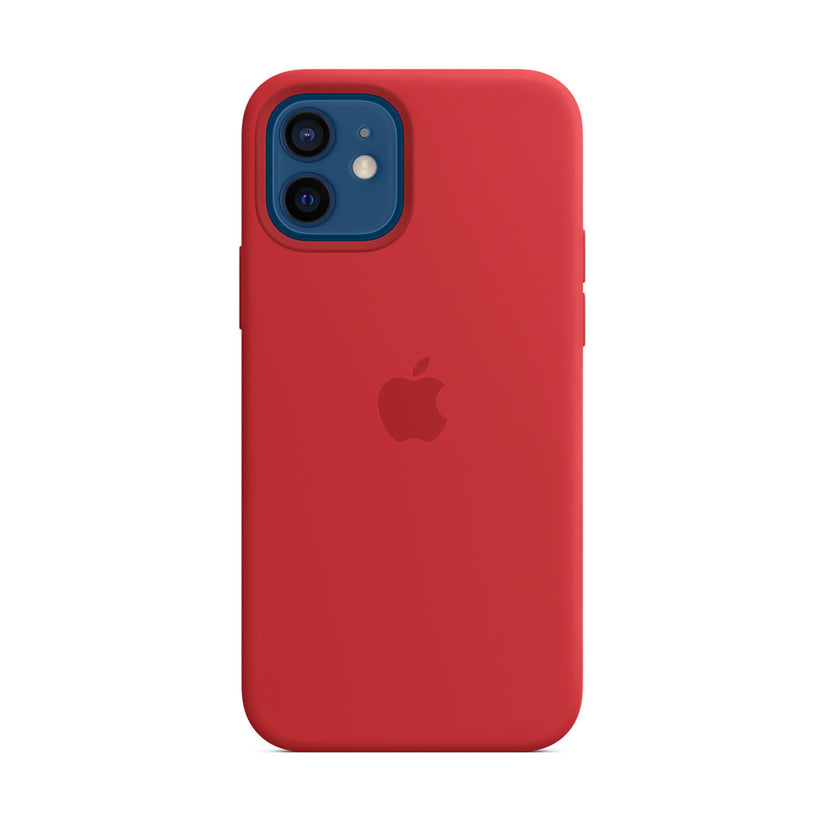 Apple Silicone Case for iPhone 12/12 Pro with MagSafe - (PRODUCT)RED