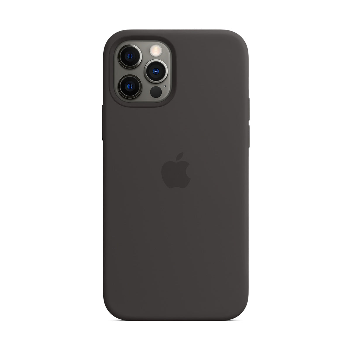 Apple Silicone Case for iPhone 12/12 Pro with MagSafe - Black