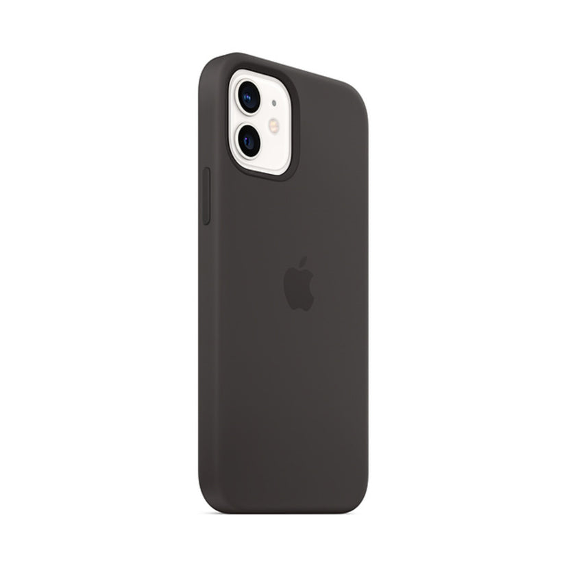 Apple Silicone Case for iPhone 12/12 Pro with MagSafe - Black