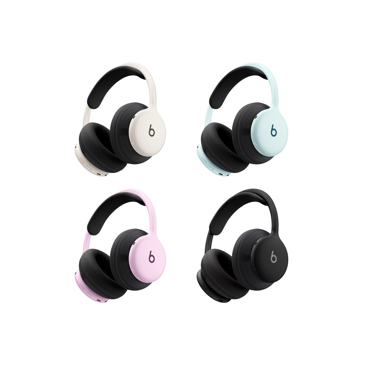 Set jastučića za Beats 360 – crni pleteni jastučići za uši i traku za glavu