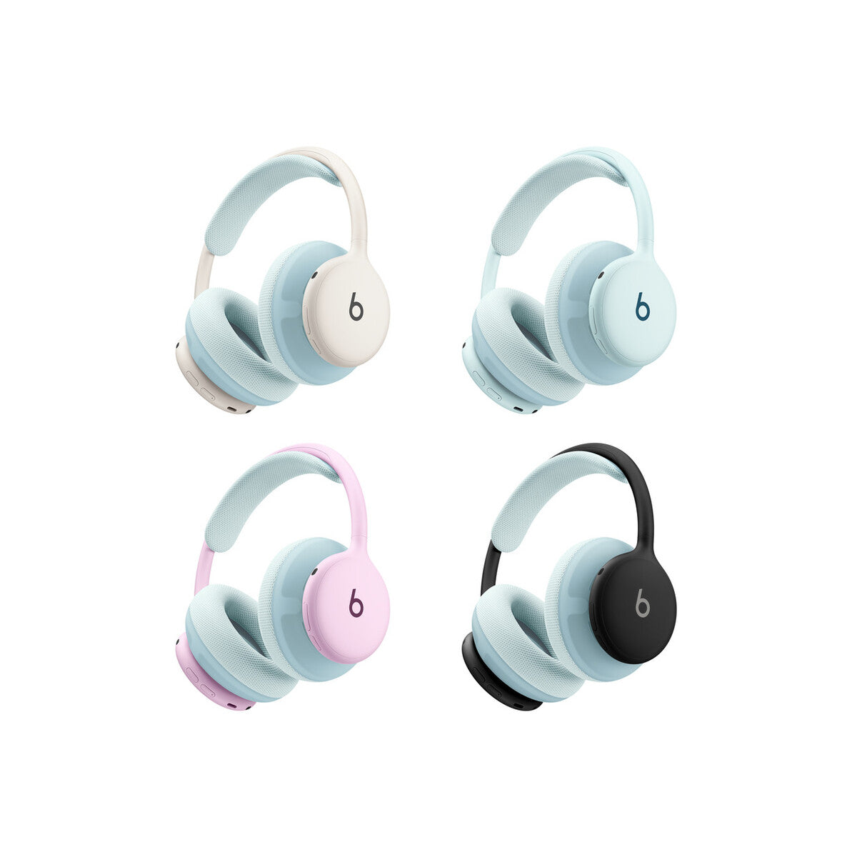 Set jastučića za Beats 360 – nebesko plavi pleteni jastučići za uši i traku za glavu