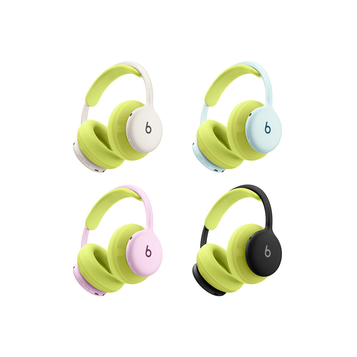 Set jastučića za Beats 360 – pleteni jastučići za uši i traku za glavu u boji Volt