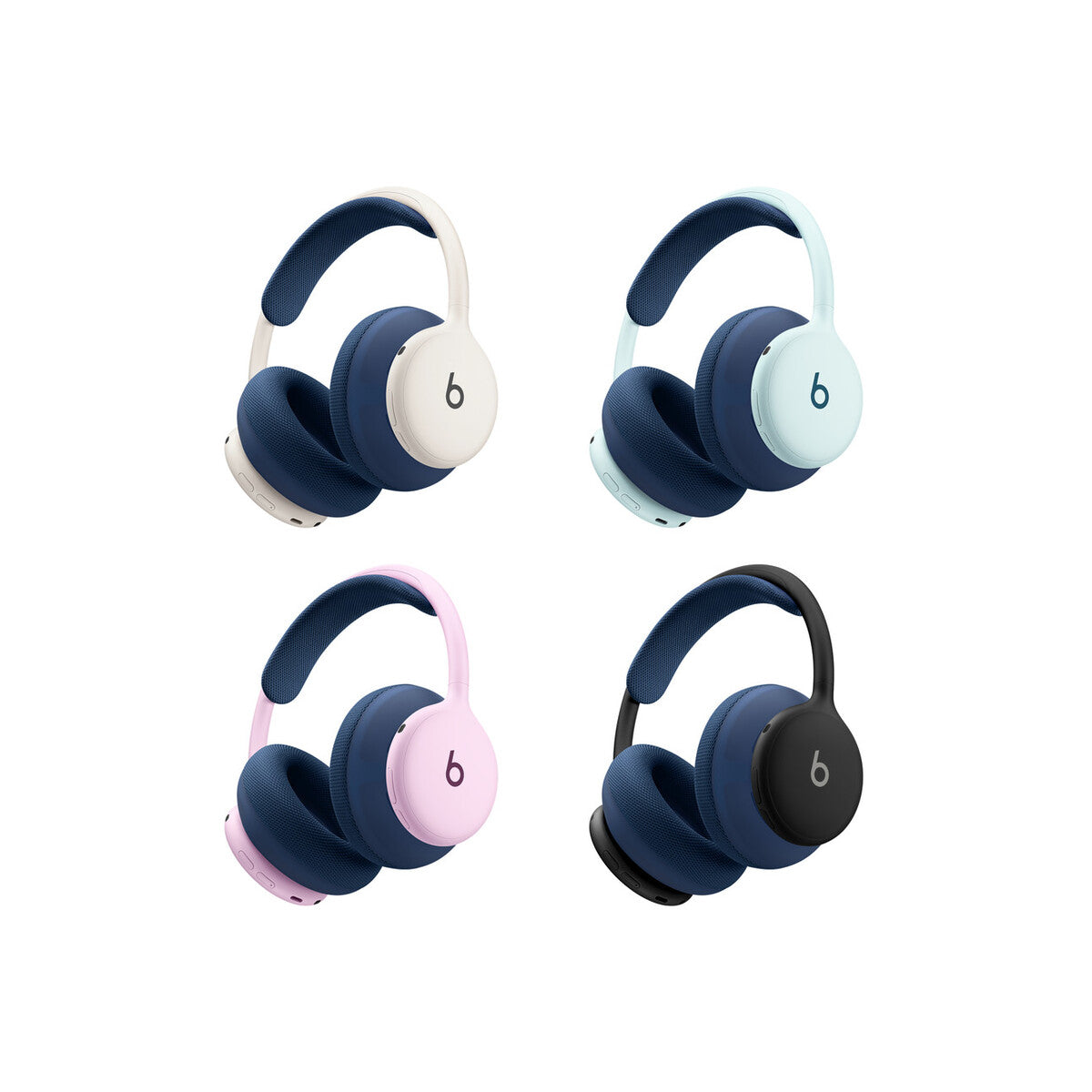 Set jastučića za Beats 360 – mornarsko plavi pleteni jastučići za uši i traku za glavu