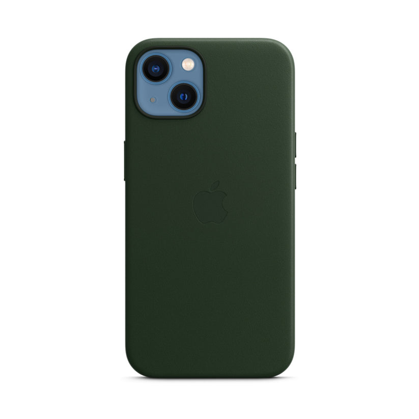 Apple iPhone 13 Leather Case with MagSafe - Sequoia Green