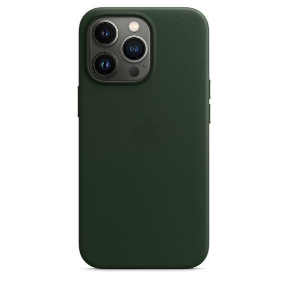 Apple iPhone 13 Pro Leather Case with MagSafe - Sequoia Green