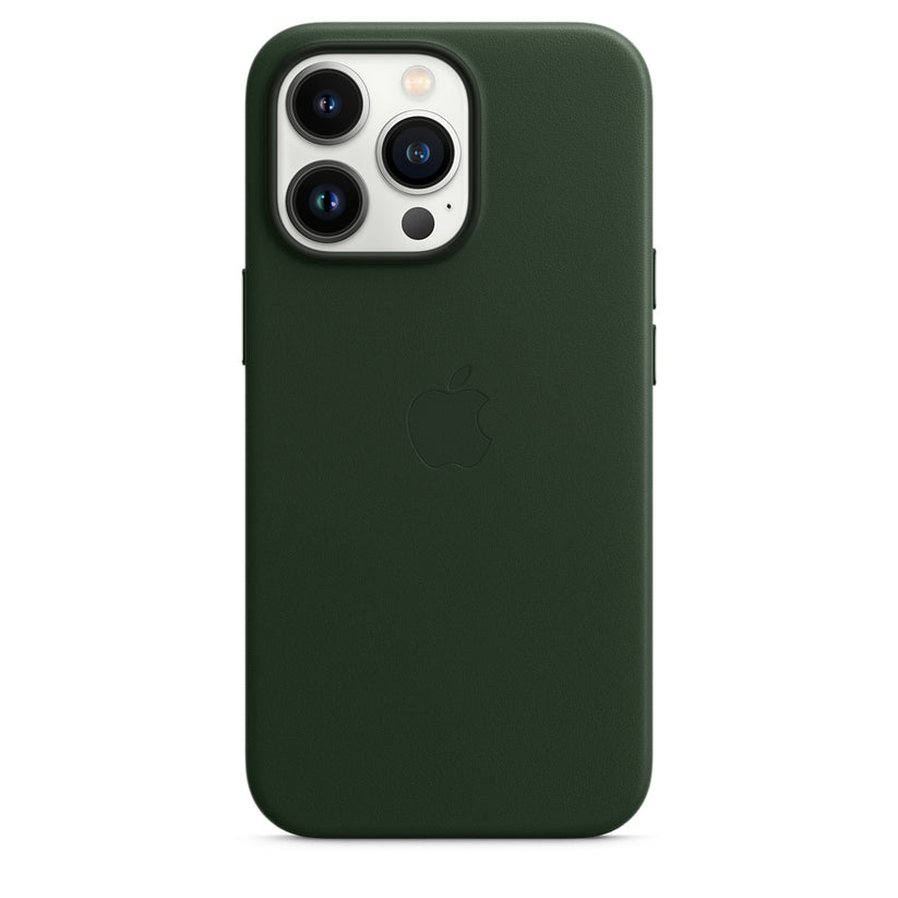 Apple iPhone 13 Pro Leather Case with MagSafe - Sequoia Green