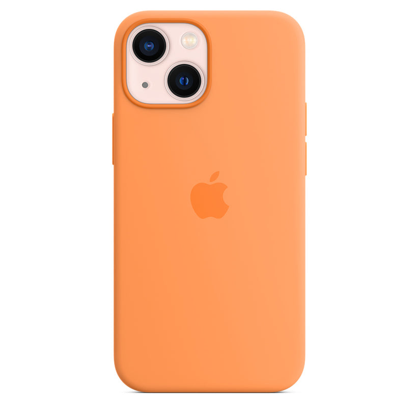 iPhone 13 mini Silicone Case with MagSafe - Marigold