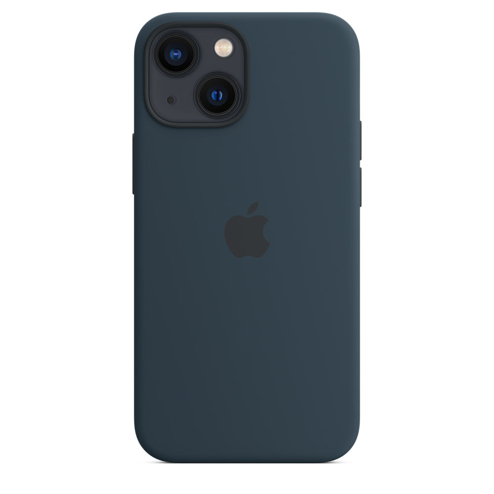 iPhone 13 mini Silicone Case with MagSafe - Abyss Blue