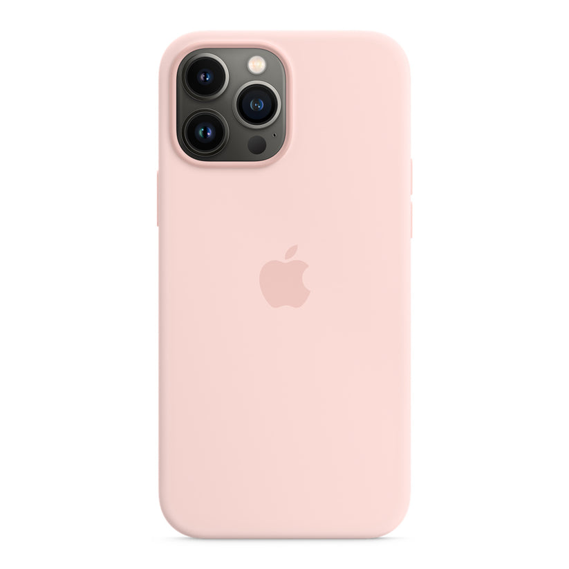 iPhone 13 Pro Max Silicone Case with MagSafe - Chalk Pink