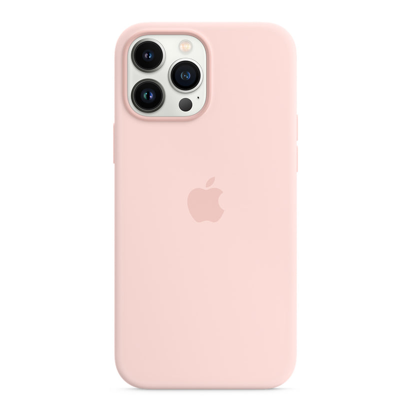 iPhone 13 Pro Max Silicone Case with MagSafe - Chalk Pink