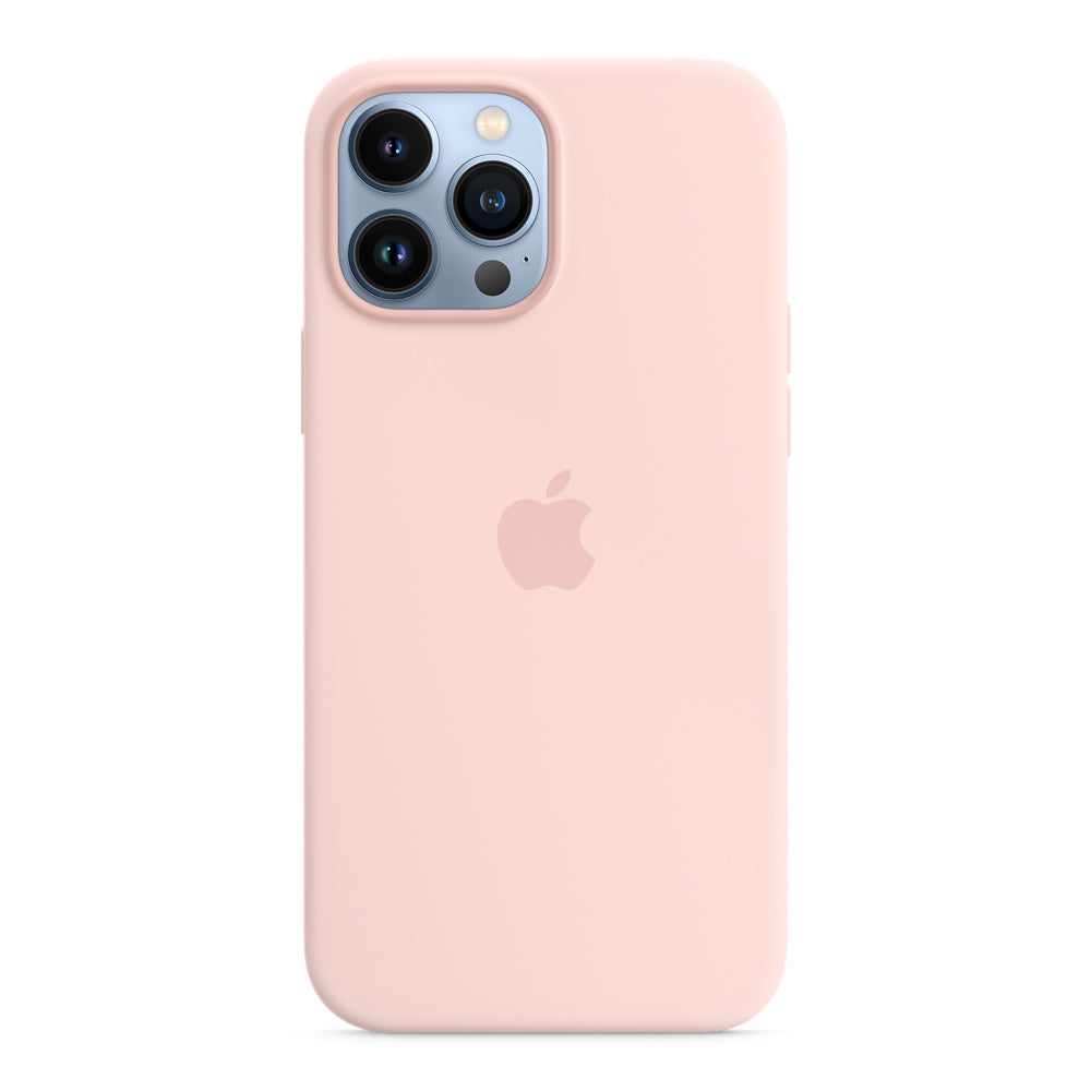 iPhone 13 Pro Max Silicone Case with MagSafe - Chalk Pink