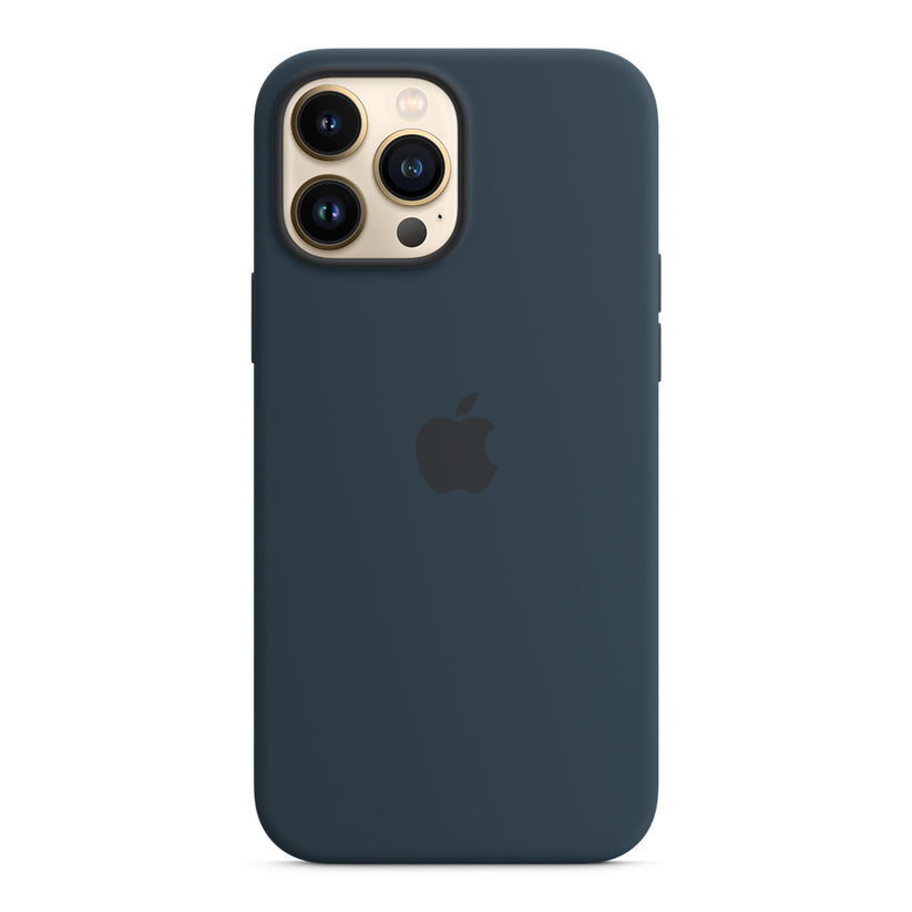 iPhone 13 Pro Max Silicone Case with MagSafe - Abyss Blue