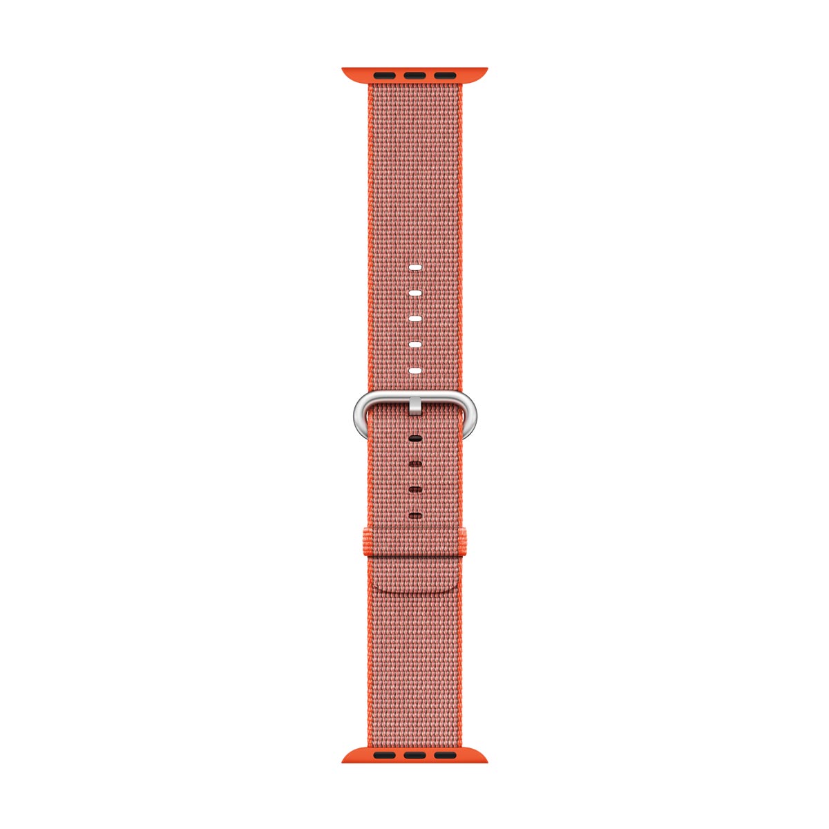 Apple - 38 mm Space Orange/Anthracite Woven Nylon