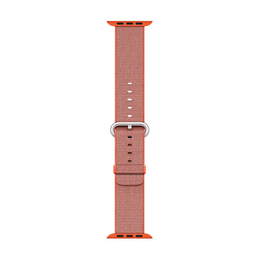 Apple - 38 mm Space Orange/Anthracite Woven Nylon