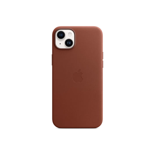 Apple Leather Case za iPhone 14 Plus - kompatibilan s MagSafe - Umber