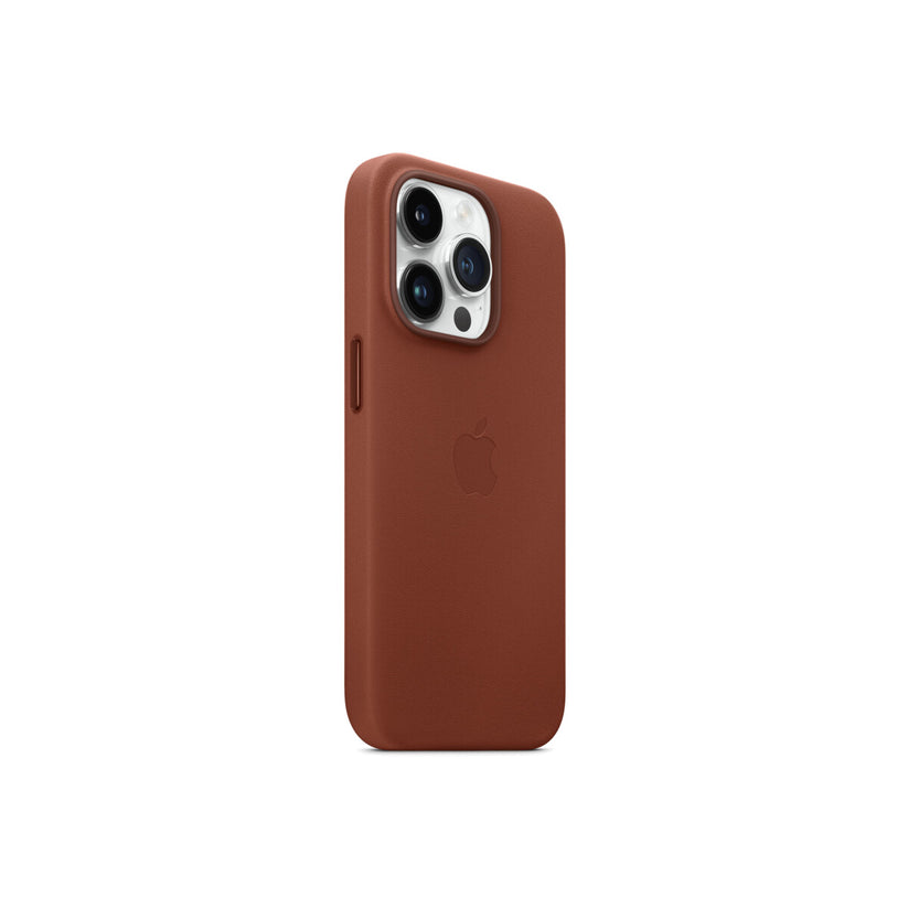 Apple Leather Case za iPhone 14 Pro - kompatibilan s MagSafe - Umber