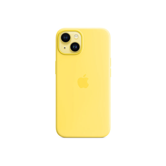 Apple iPhone 14 Silicone Case with MagSafe - Canary Yellow (SEASONAL 2023 Spring)