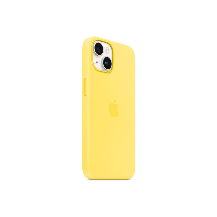 Apple iPhone 14 Silicone Case with MagSafe - Canary Yellow (SEASONAL 2023 Spring)