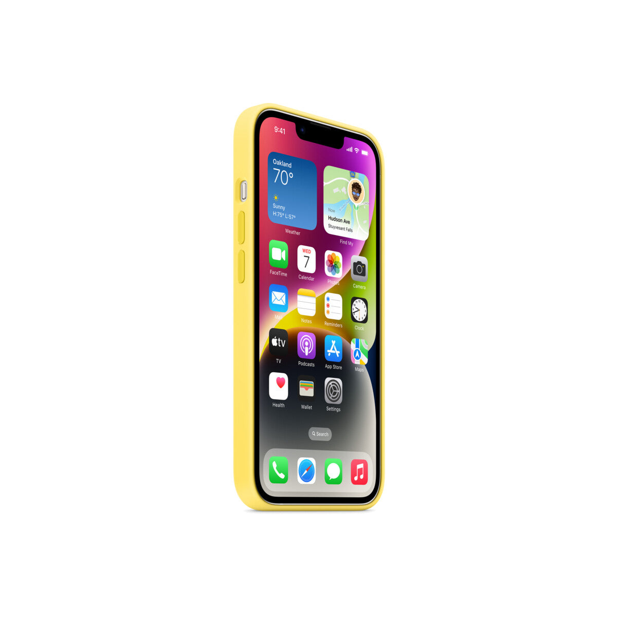 Apple iPhone 14 Silicone Case with MagSafe - Canary Yellow (SEASONAL 2023 Spring)