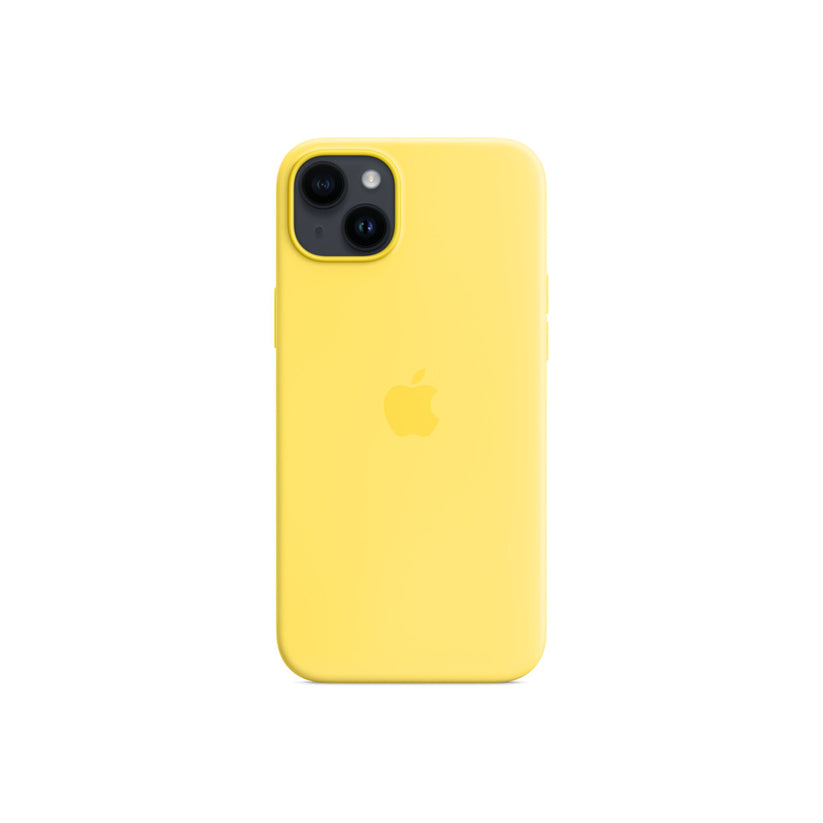 Apple iPhone 14 Plus Silicone Case with MagSafe - Canary Yellow (SEASONAL 2023 Spring)