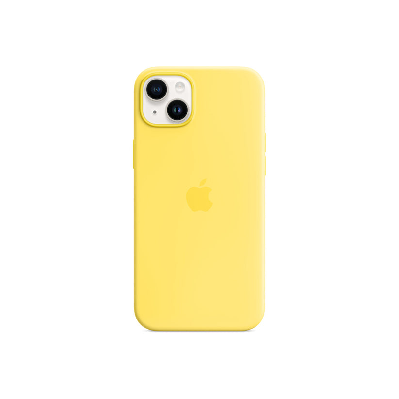 Apple iPhone 14 Plus Silicone Case with MagSafe - Canary Yellow (SEASONAL 2023 Spring)