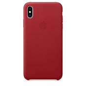 Apple iPhone XS Max Leather Case - (PRODUCT)RED