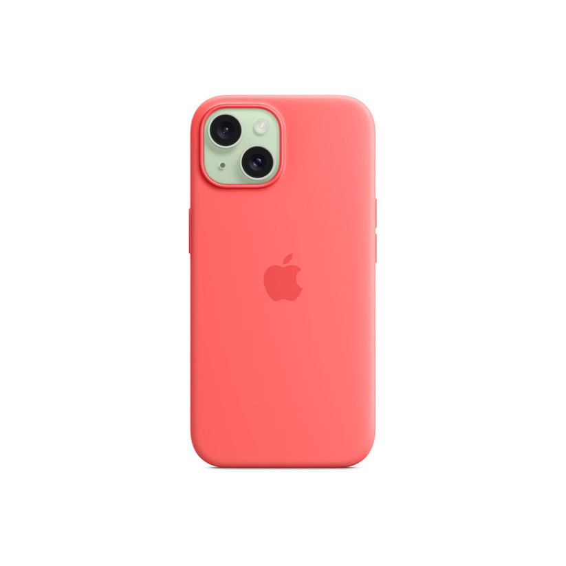 Apple Silicone Case za iPhone 15 - kompatibilan s MagSafe - Guava