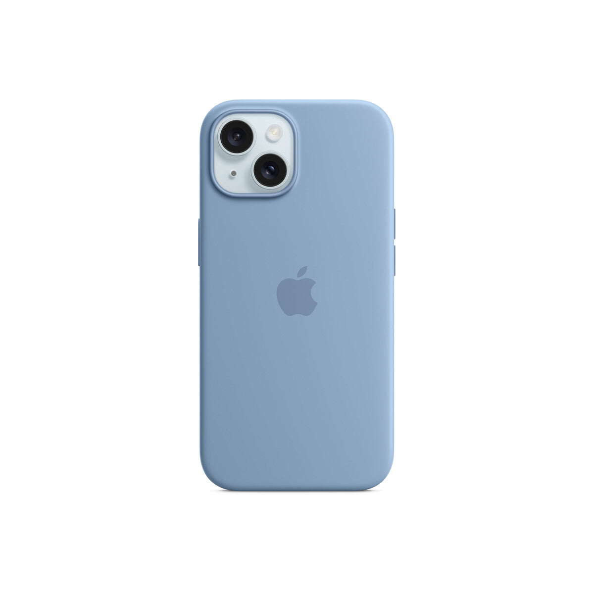 Apple Silicone Case za iPhone 15 - kompatibilan s MagSafe - Winter Blue