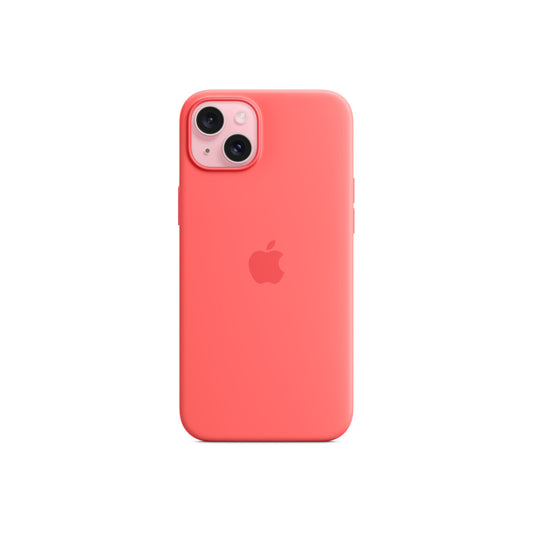 Apple Silicone Case za iPhone 15 Plus - kompatibilan s MagSafe - Guava