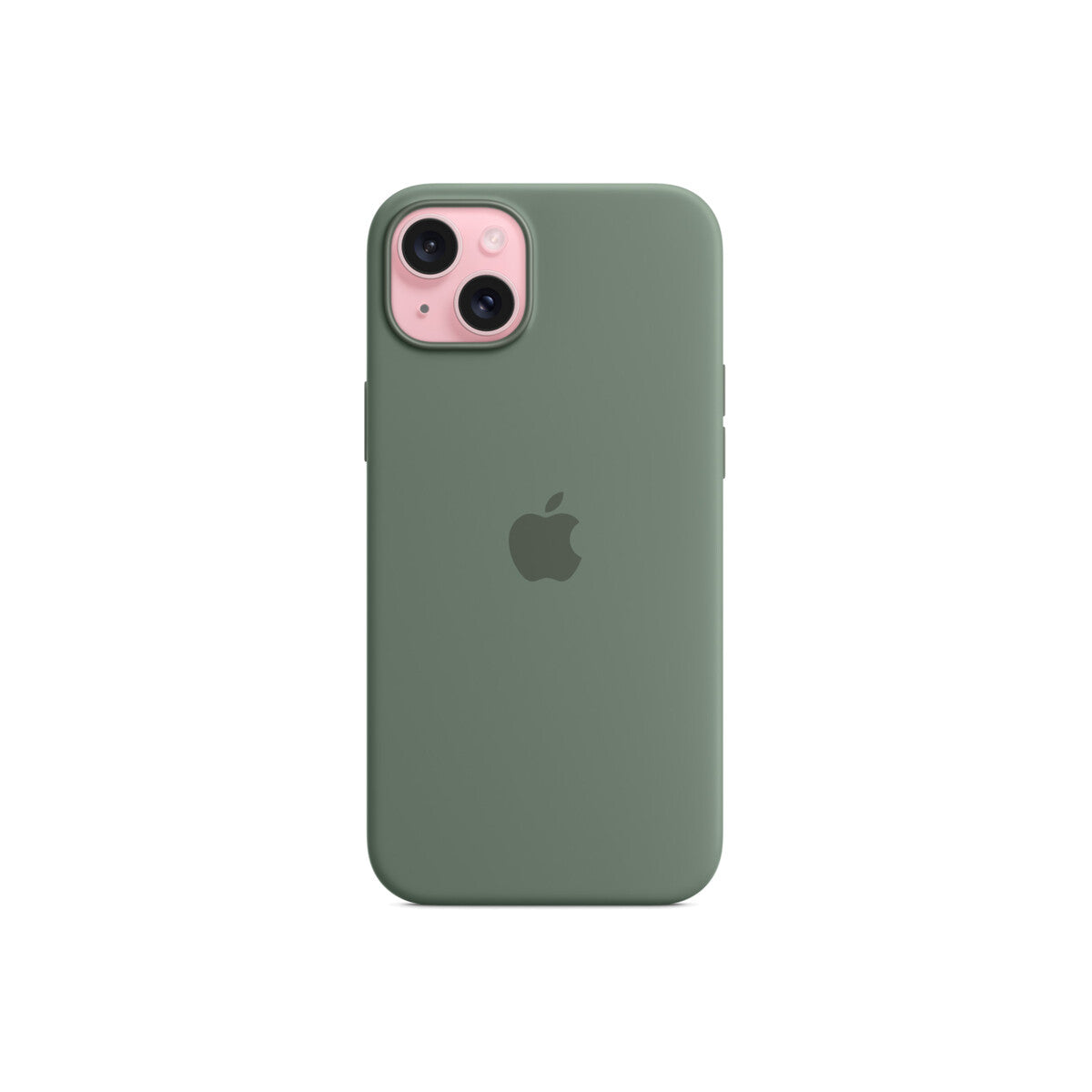 Apple silikonska maska za iPhone 15 plus s MagSafe čempres