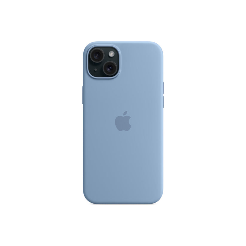 Apple Silicone Case za iPhone 15 Plus - kompatibilan s MagSafe - Winter Blue