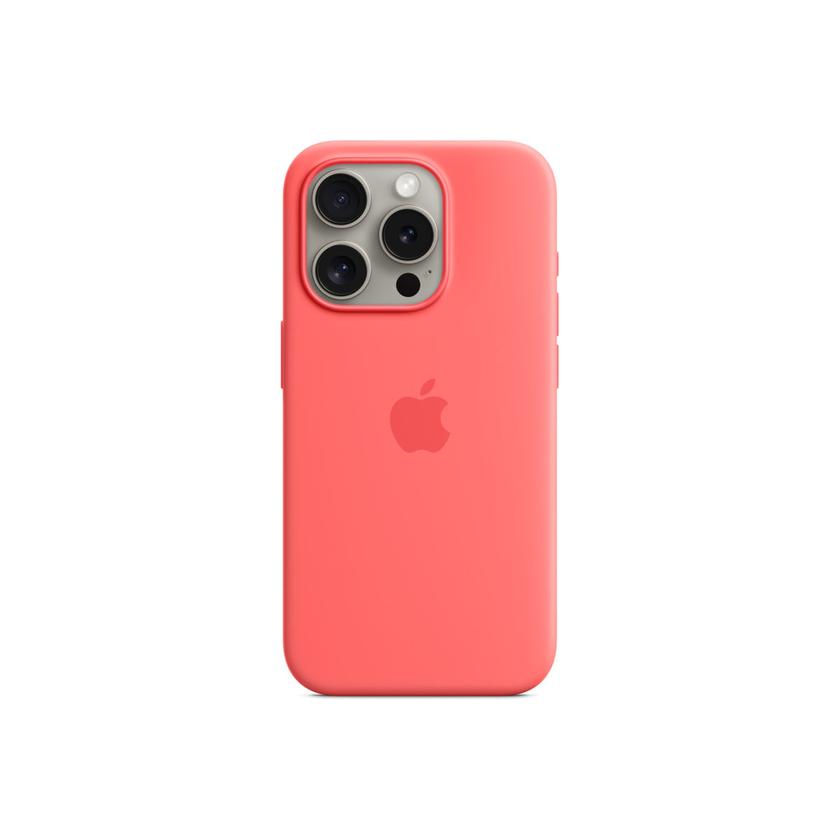 Apple Silicone Case za iPhone 15 Pro - kompatibilan s MagSafe - Guava