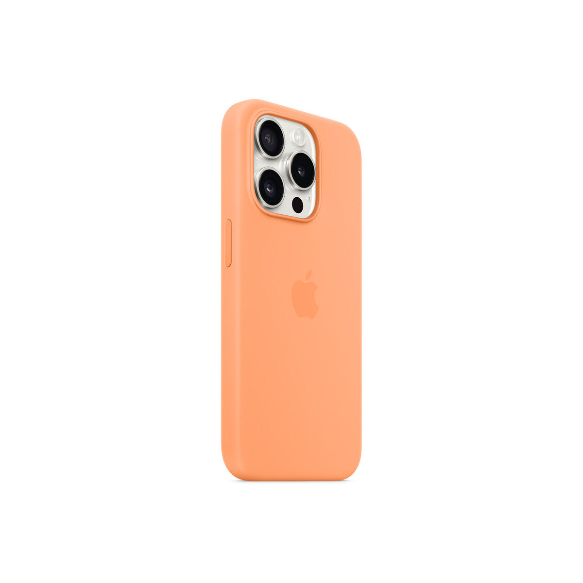 Apple Silicone Case za iPhone 15 Pro - kompatibilan s MagSafe - Orange Sorbet