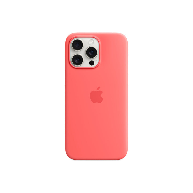 Apple Silicone Case za iPhone 15 Pro Max - kompatibilan s MagSafe - Guava