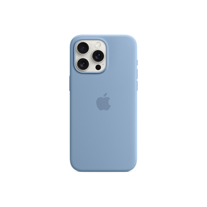 Apple Silicone Case za iPhone 15 Pro Max - kompatibilan s MagSafe - Winter Blue