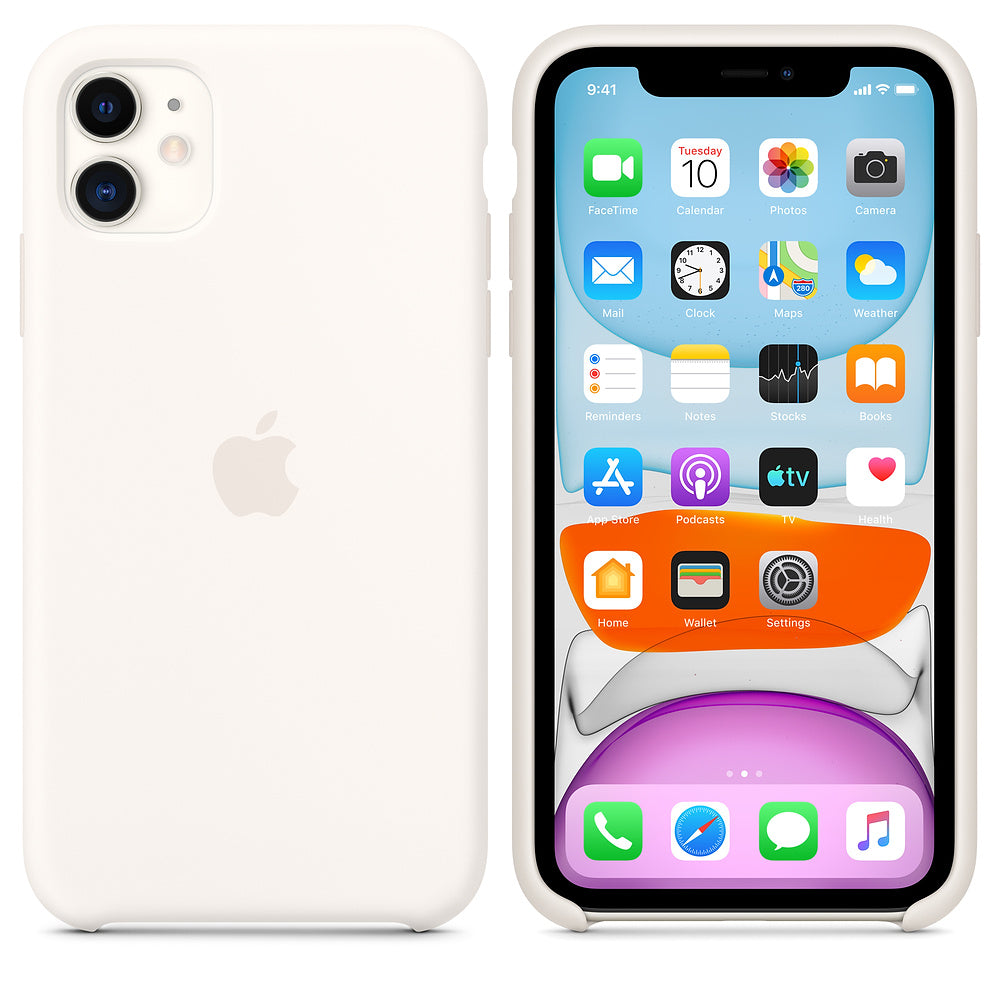 Apple iPhone 11 Silicone Case - White