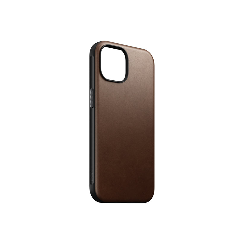 Nomad Modern Leather Case za iPhone 15 Pro - Brown