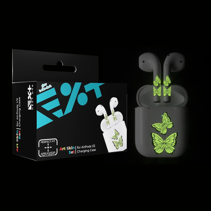 Next One ArtSkin naljepnica za Airpods 1. i 2. generacije - Glowing Butterfly - iSTYLE.hr