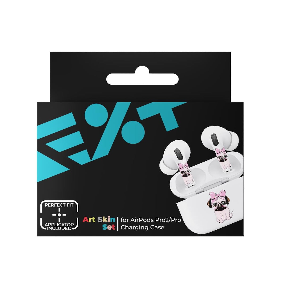 Next One ArtSkin naljepnica za Airpods Pro 1. i 2. generacije - Pink Pug - iSTYLE.hr