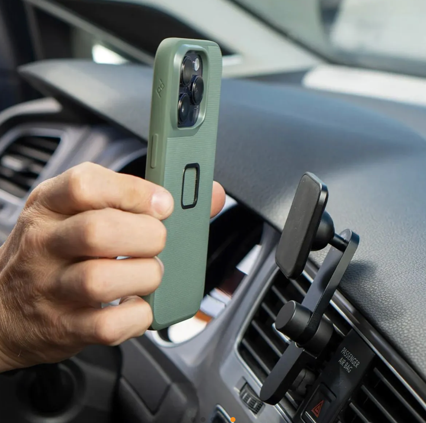 Peak Design držač za ventilacijski otvor (Car Vent Mount) za iPhone - crna