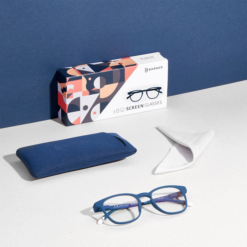 BARNER blue light glasses - Dalston - Navy Blue